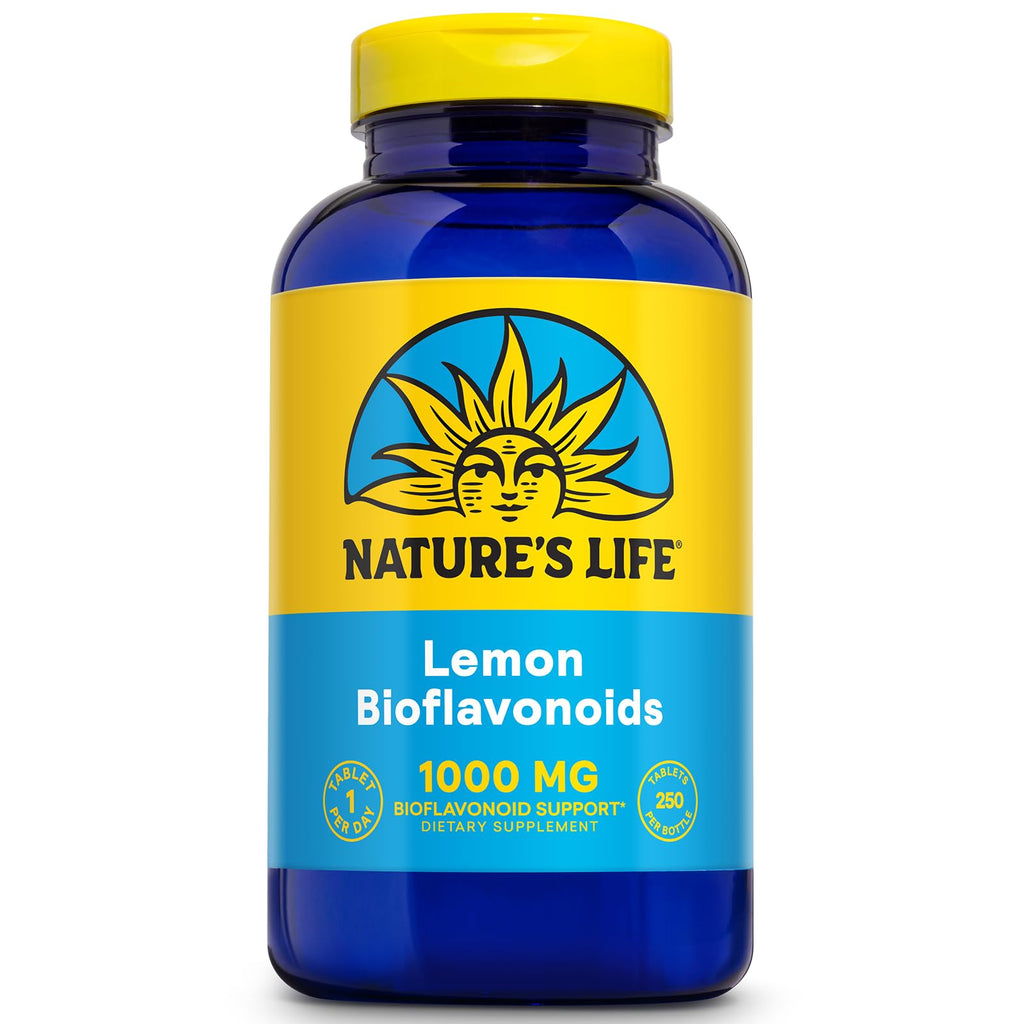 Nature's Life Bioflavonoids 1000mg | 250 Capsules | Lemon Bioflavonoid, Hesperidin & Rutin