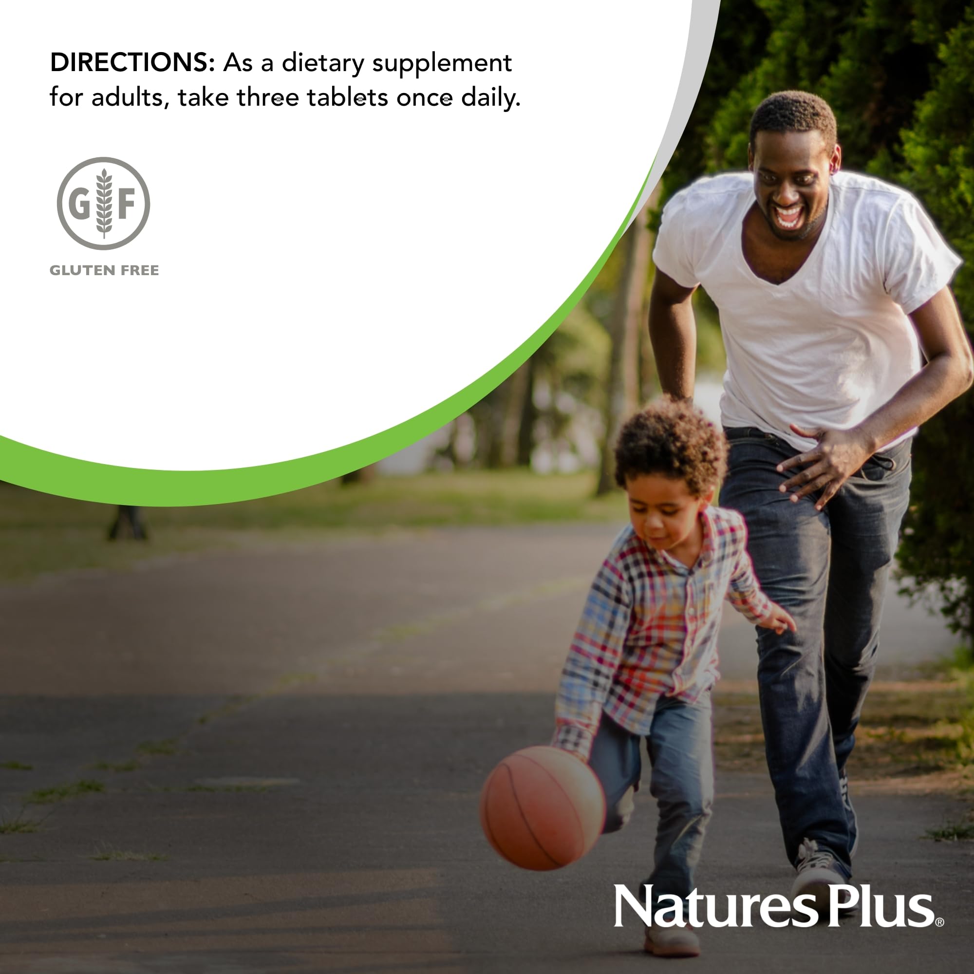 Natures Plus AgeLoss Hair Support – 90 Extended Release Tablets | Gluten Free | 30 Servings