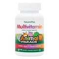 Natures Plus Animal Parade Kids Multivitamin - 90 Animal-Shaped Chewables (45 Servings) | Vegan & Gluten Free