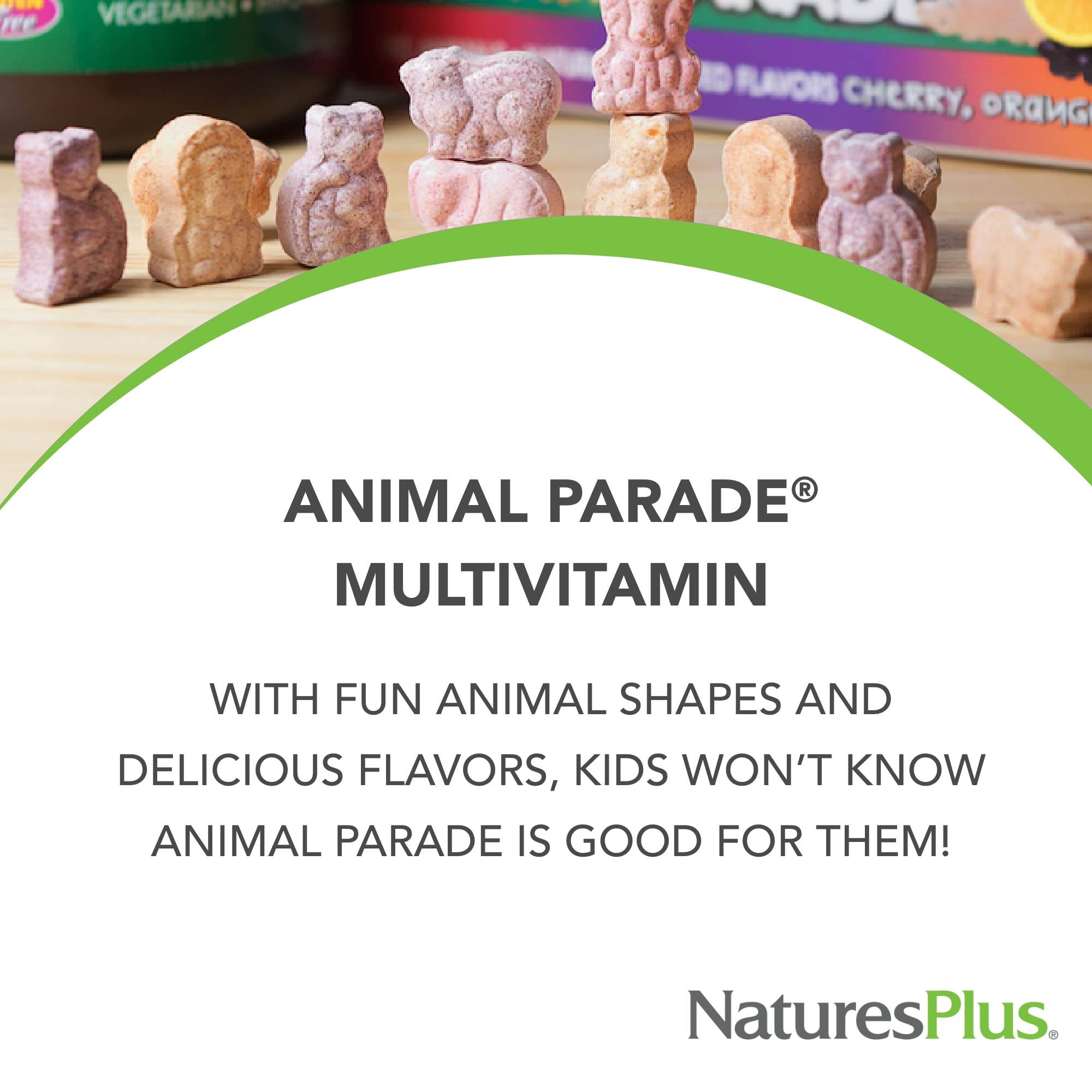 Animal Parade Kids Multivitamin - 90 Animal-Shaped Chewables, Pack of 2, Vegan & Gluten Free