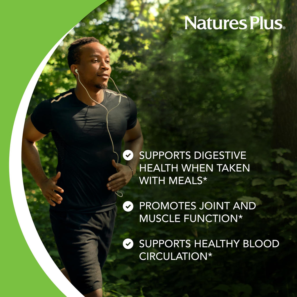 Natures Plus Bromelain 500 mg - 90 Vegetarian Tablets - Gluten-Free
