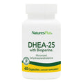 Natures Plus DHEA-25 with Bioperine – 60 Capsules (Gluten Free) | 60 Servings