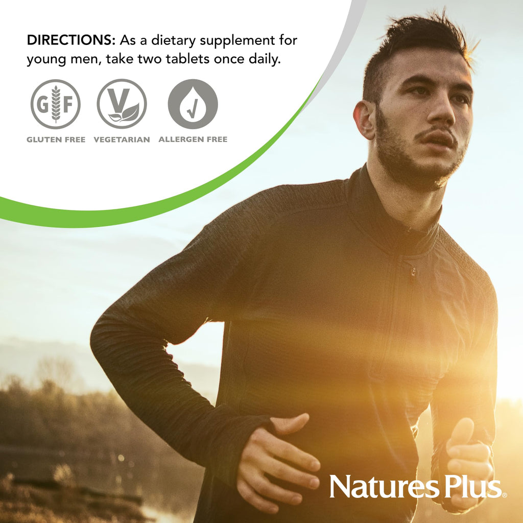 Natures Plus Power Teen for Him - 60 Wild Berry Chewables | High-Potency Teenage Multivitamin | Sugar Free, Vegetarian, Gluten Free - 30 Servings