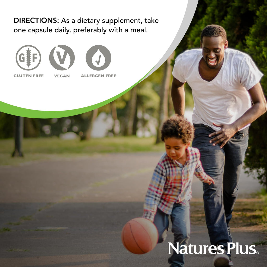 Natures Plus Super B50-90 Vegetarian Capsules – High Potency B Complex Vitamin Supplement | Brain & Energy Support | Gluten-Free | 90 Servings