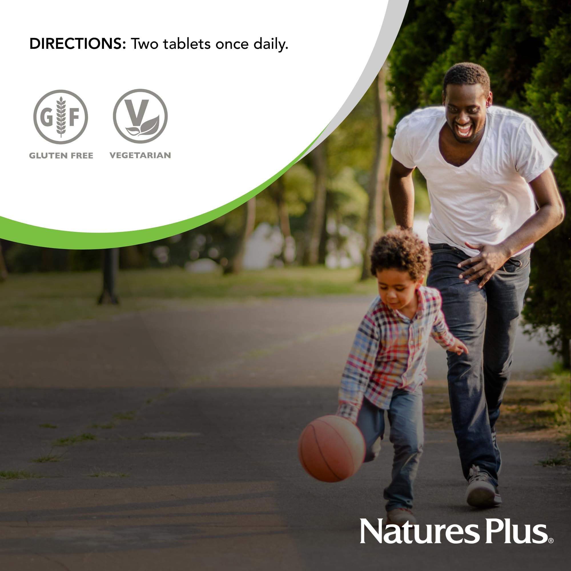 Natures Plus Herbal Actives Tri Immune – Olive Leaf, Arabinogalactans & Andrographis + Vitamin C (60 Vegan Tablets, Extended Release)
