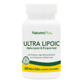 Natures Plus Ultra Lipoic - 60 Bi-Layered Mini-Tabs | Free Radical Defense, Probiotics & Whole Food Concentrates | Gluten Free | 30 Servings