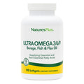 Natures Plus Ultra Omega 3-6-9 1200 mg – 90 Softgels | Borage, Fish & Flax Oil, Gluten-Free