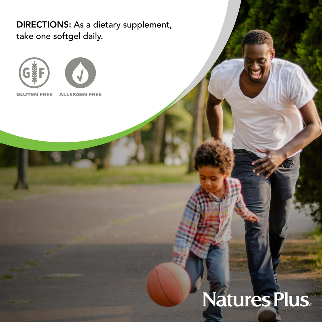 Nature's Plus Vitamin D3 1000 IU (Cholecalciferol) – 180 Softgels | Immune & Bone Health
