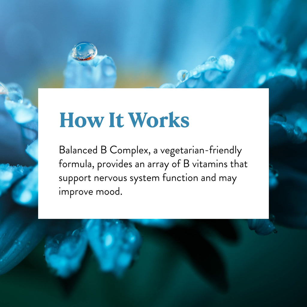 Nature's Sunshine Balanced B Complex - 120 Tablets | Vegetarian B Vitamins