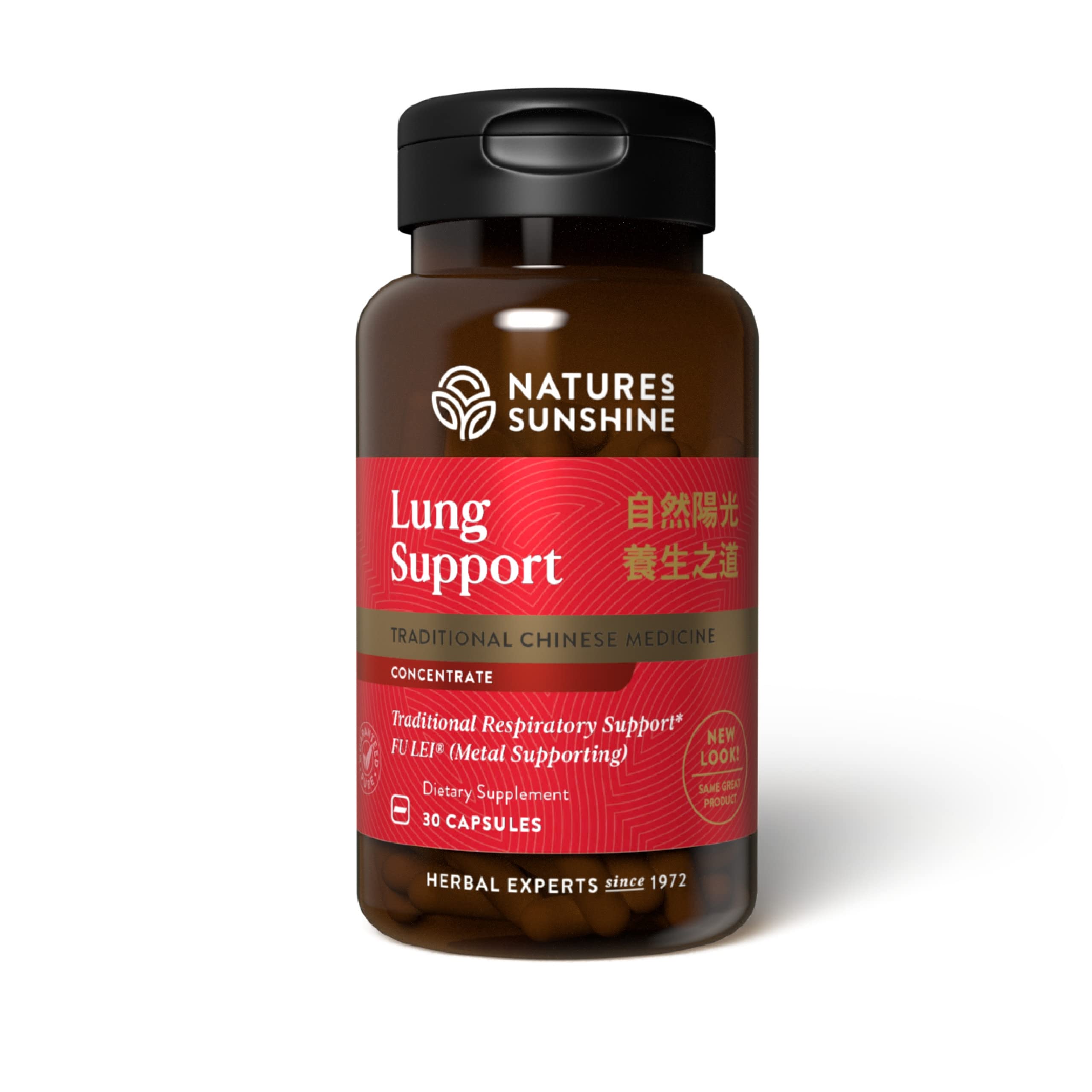 Nature's Sunshine Lung Support Chinese TCM Concentrate - 30 Capsules