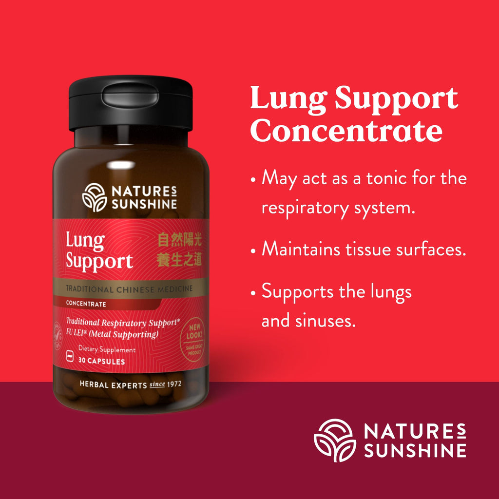Nature's Sunshine Lung Support Chinese TCM Concentrate - 30 Capsules