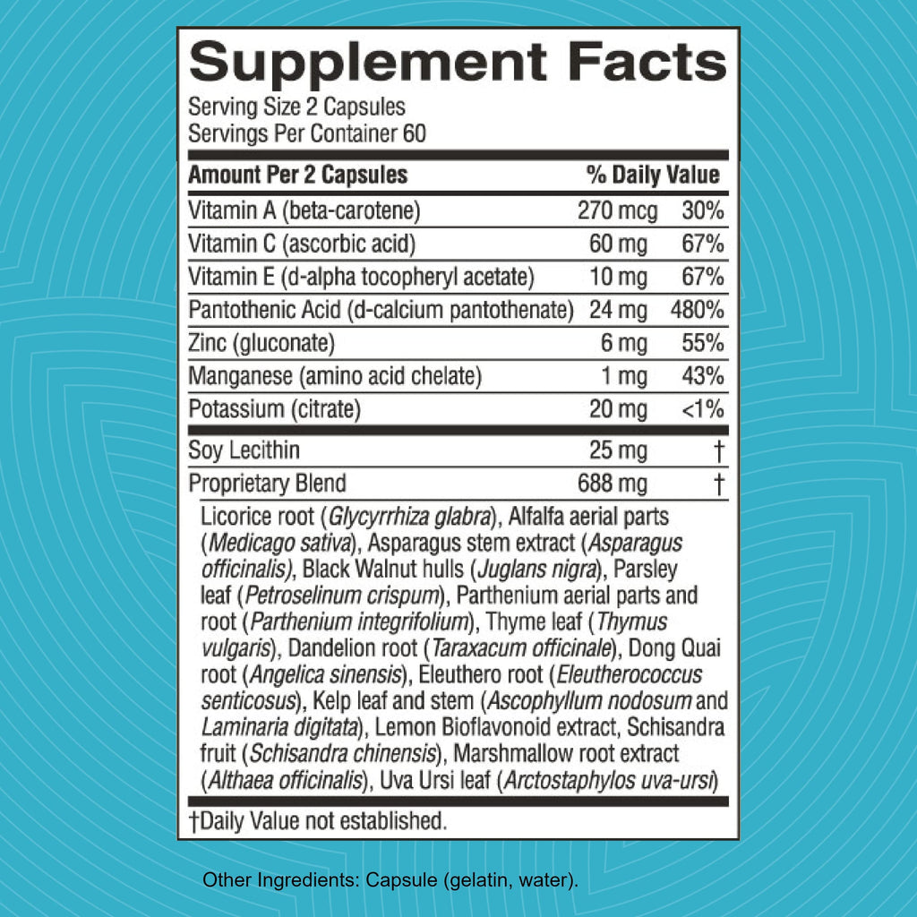 Nature's Sunshine Master Gland - 120 Capsules | Complete Nutritional Support for Every Gland & Energy Metabolism