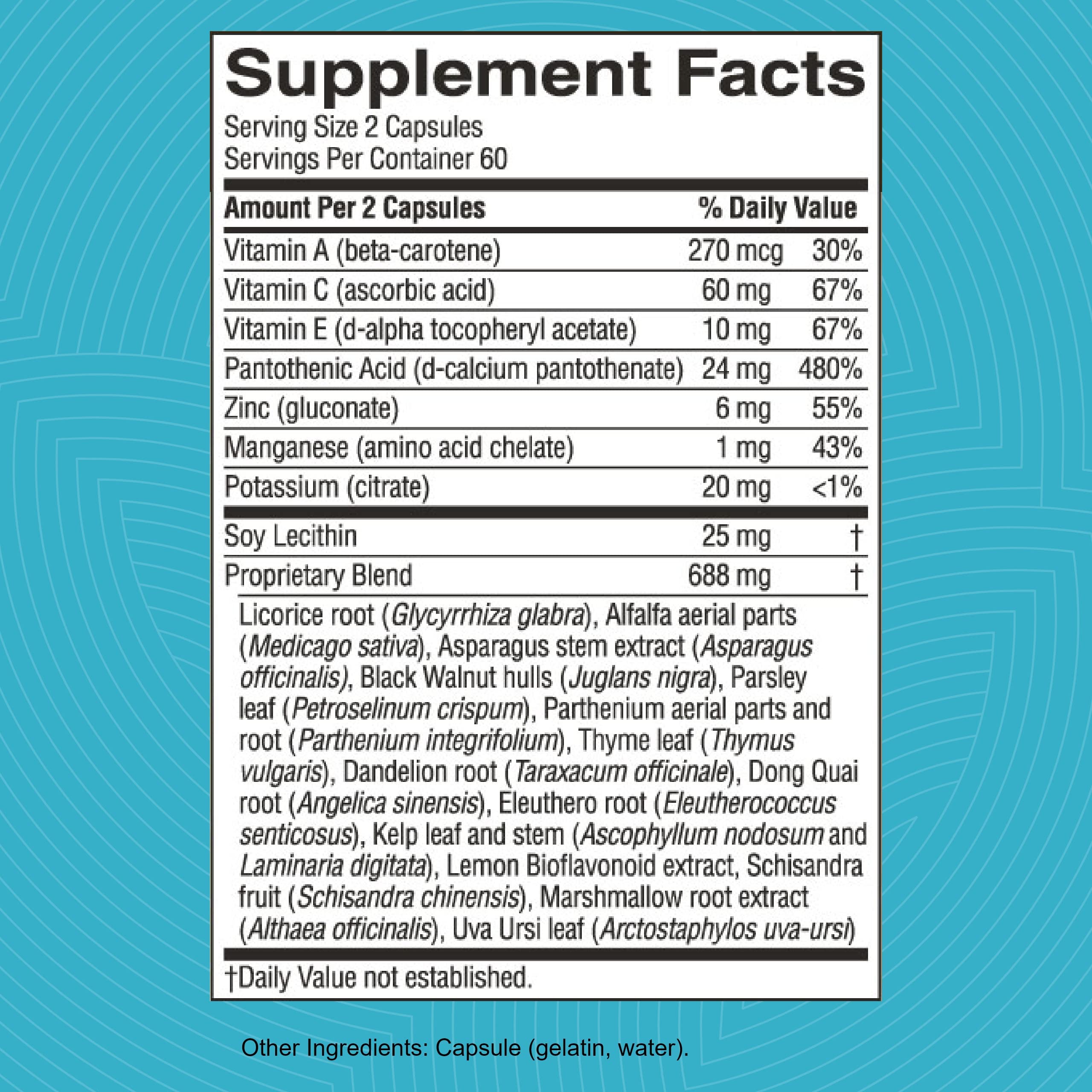 Nature's Sunshine Master Gland - 120 Capsules | Complete Nutritional Support for Every Gland & Energy Metabolism