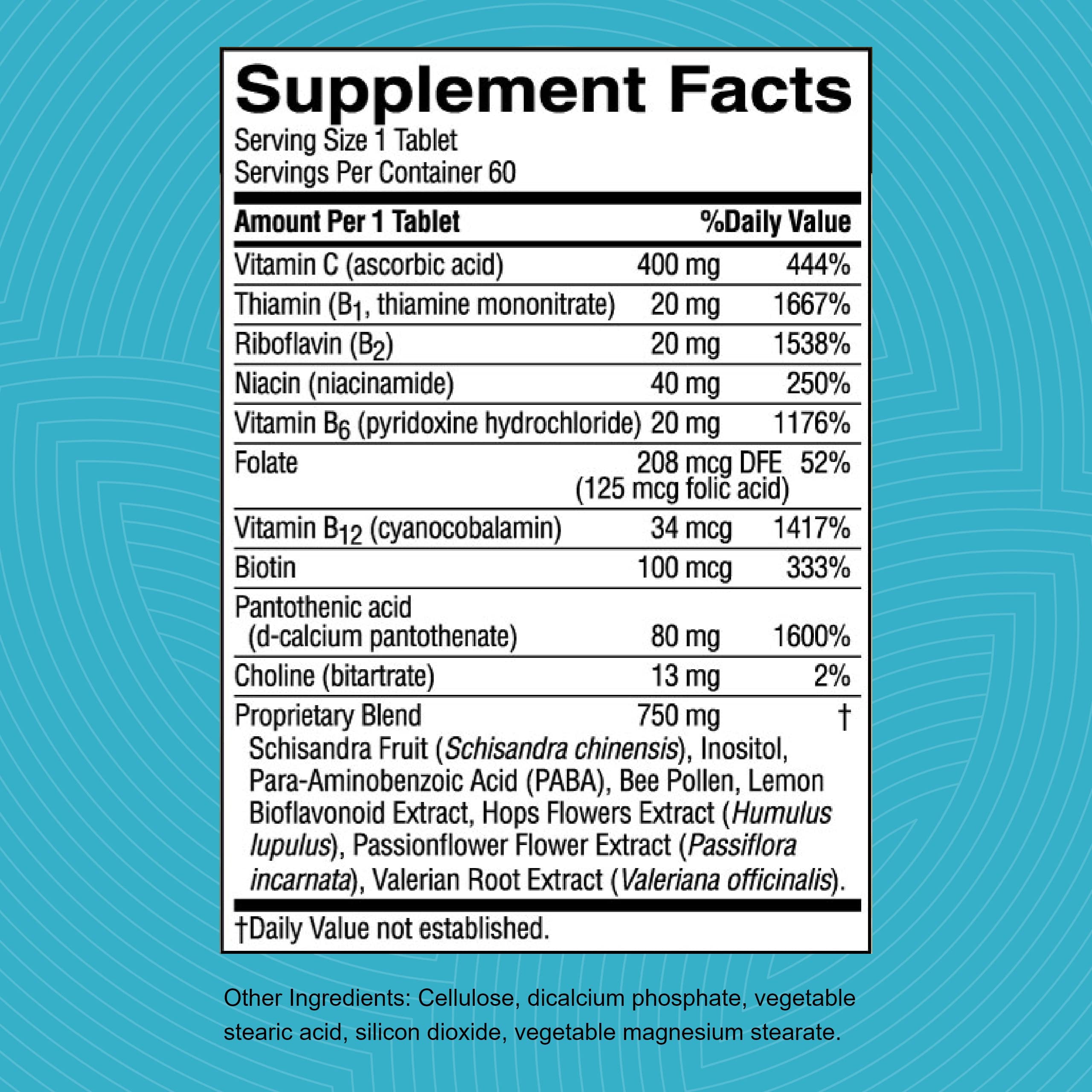 Nature's Sunshine Nutri-Calm – 60 Tablets | Natural Calm Support