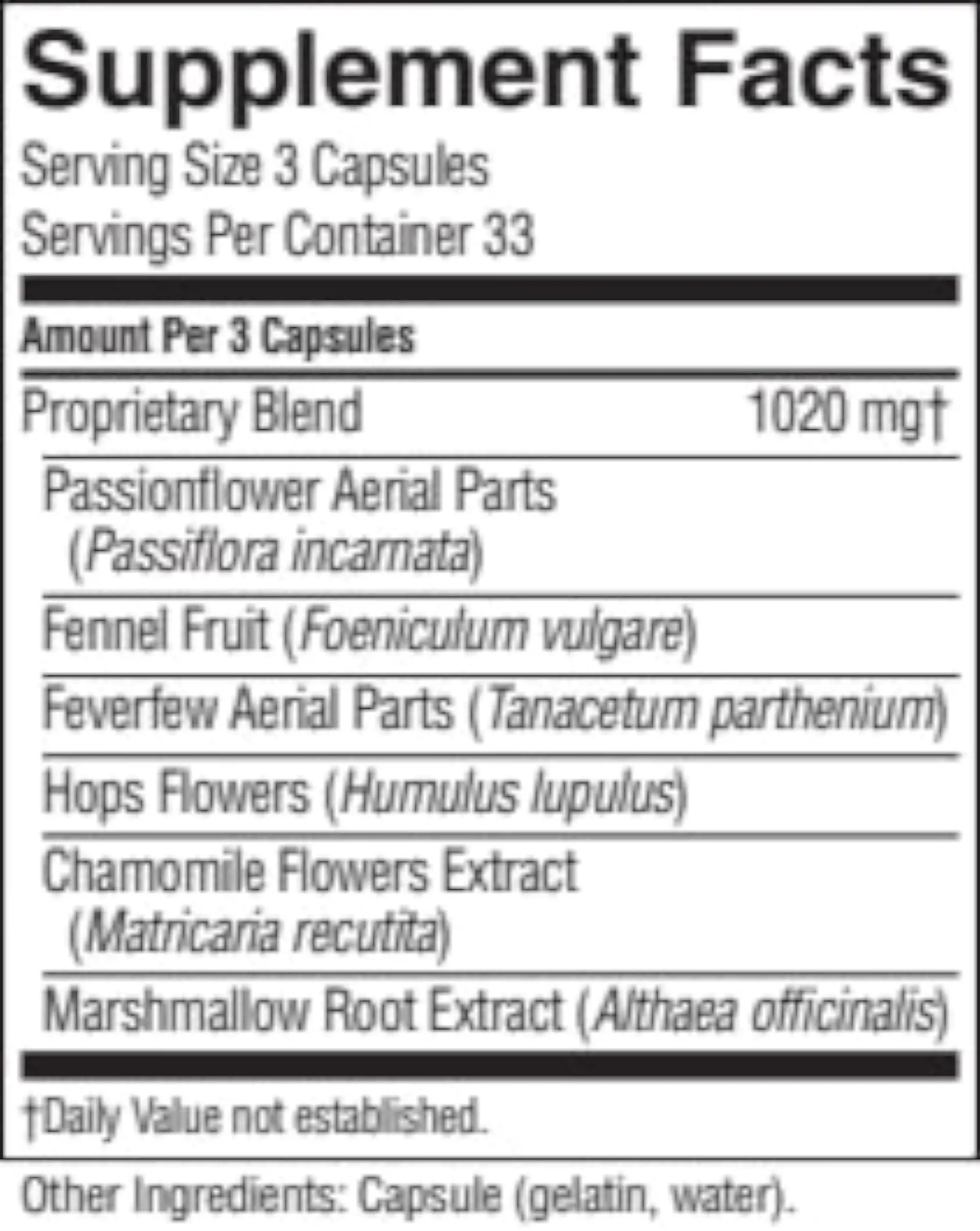 Nature's Sunshine Stress-J 100 Capsules | Nervous System Support & Stress Relief
