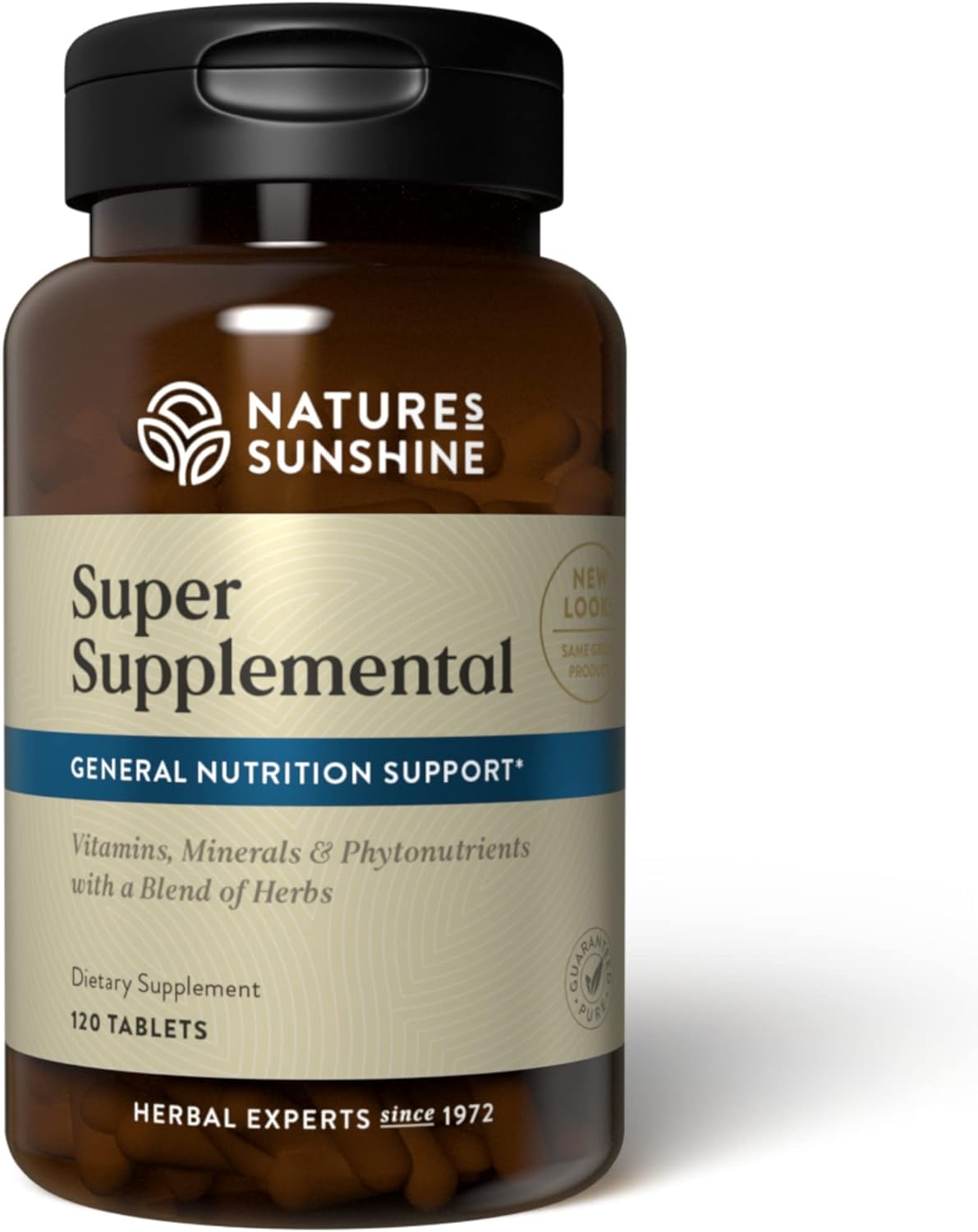 Nature's Sunshine Super Supplemental - Complete Multivitamin with Minerals & Antioxidants | 120 Tabs