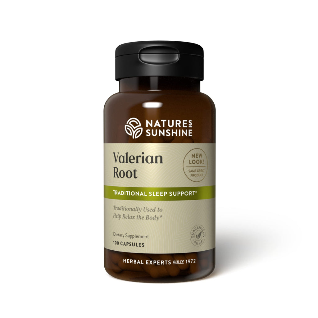 Nature's Sunshine Valerian Root 100 Capsules | Relaxation & Sleep Support