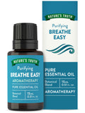 Nature's Truth Breathe Easy Essential Oil Blend 15 mL – Eucalyptus, Peppermint, Lemon & Tea Tree