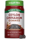 Nature's Truth Ceylon Cinnamon Gummies – 2000mg, Sugar Free, 60 Count, Vegan & Gluten Free