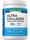 Nature's Truth Collagen Peptides Powder Unflavored - Grass-Fed Type I & III, 10 oz