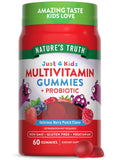 Nature's Truth Kids Multivitamin Gummies with Probiotics - Berry Punch (60 Count)