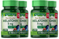 Nature's Truth Melatonin 5 mg | 180 Fast Dissolve Tablets (2 X 90 Twin Pack) | Natural Berry Flavor | Vegetarian, Non-GMO, Gluten Free Supplement (Pack of 2)