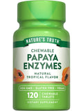 Nature's Truth Papaya Enzyme Chewable Tablets - 120 Count | Vegan, Non-GMO & Gluten Free