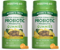 Nature's Truth Probiotic Gummies for Adults, 50 Count (Pack of 2) – Vegan, Non-GMO & Gluten Free Digestive Health