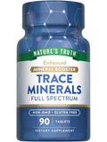 Nature's Truth Trace Minerals with Iodine – 90 Tablets | Enhanced Mineral Booster | Non-GMO & Gluten Free