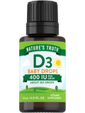 Nature's Truth Vitamin D Drops for Infants — 400 IU, 9.2 mL