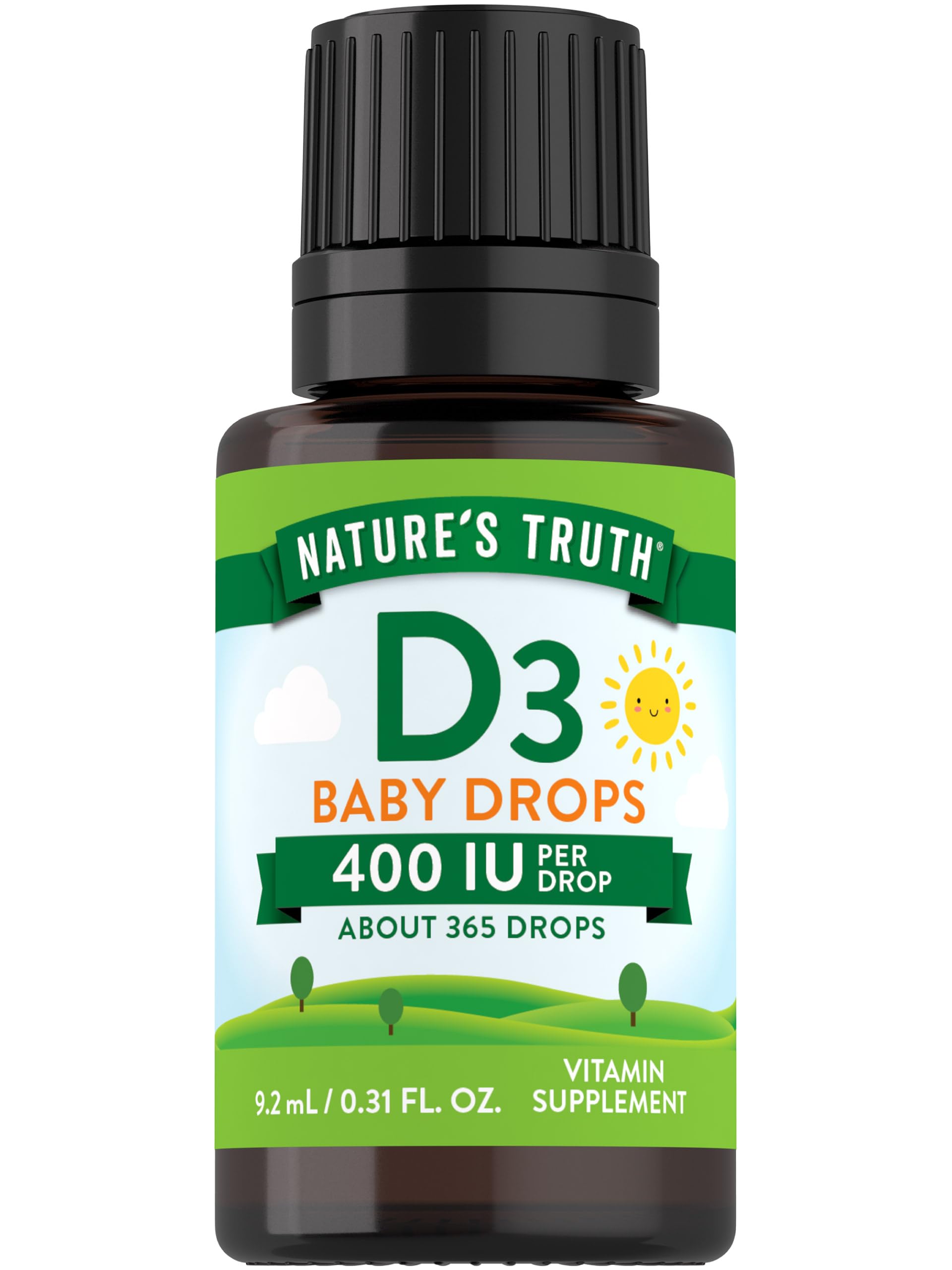 Nature's Truth Vitamin D Drops for Infants — 400 IU, 9.2 mL