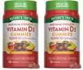 Nature's Truth Vitamin D3 Gummies – 10,000 IU, Peach Mango, 70 Count (2-Pack) | Vegetarian, Non-GMO & Gluten Free