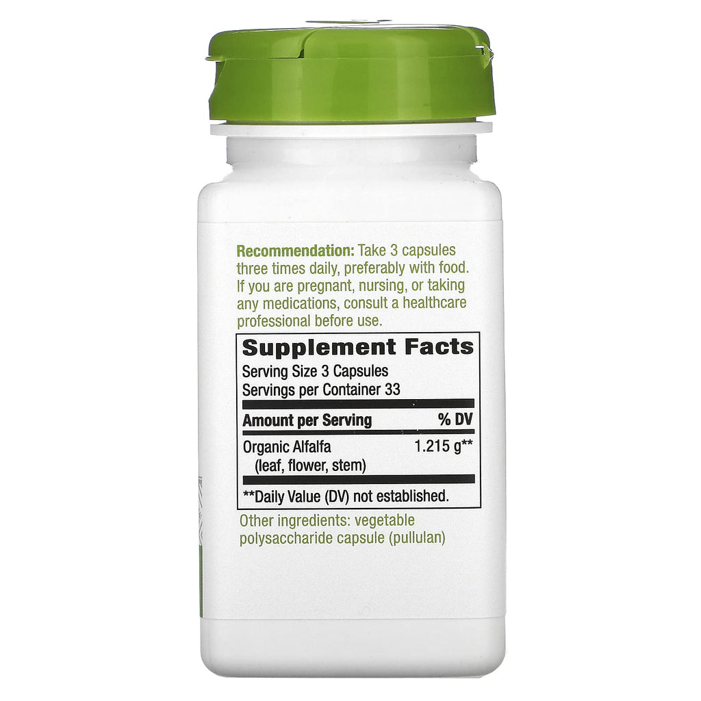 Nature's Way Alfalfa Leaves -- 100 Capsules