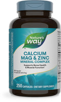 Nature's Way Calcium Magnesium & Zinc Mineral Complex – 250 Capsules