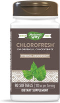 Nature's Way Chlorofresh Internal Deodorant - Chlorophyll Concentrate, 90 Softgels