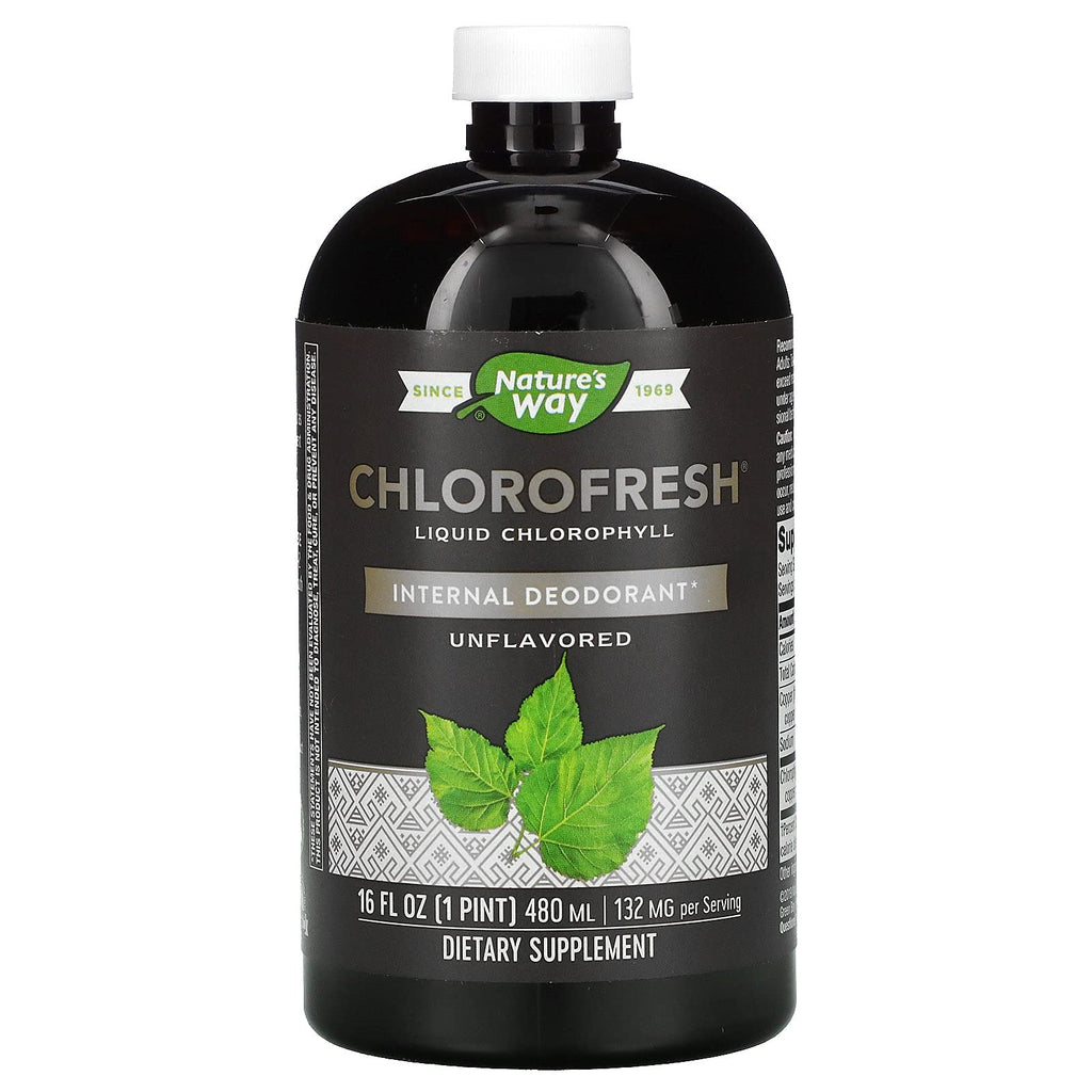 Nature's Way Chlorofresh Liquid Chlorophyll Internal Deodorant - Unflavored 16 oz