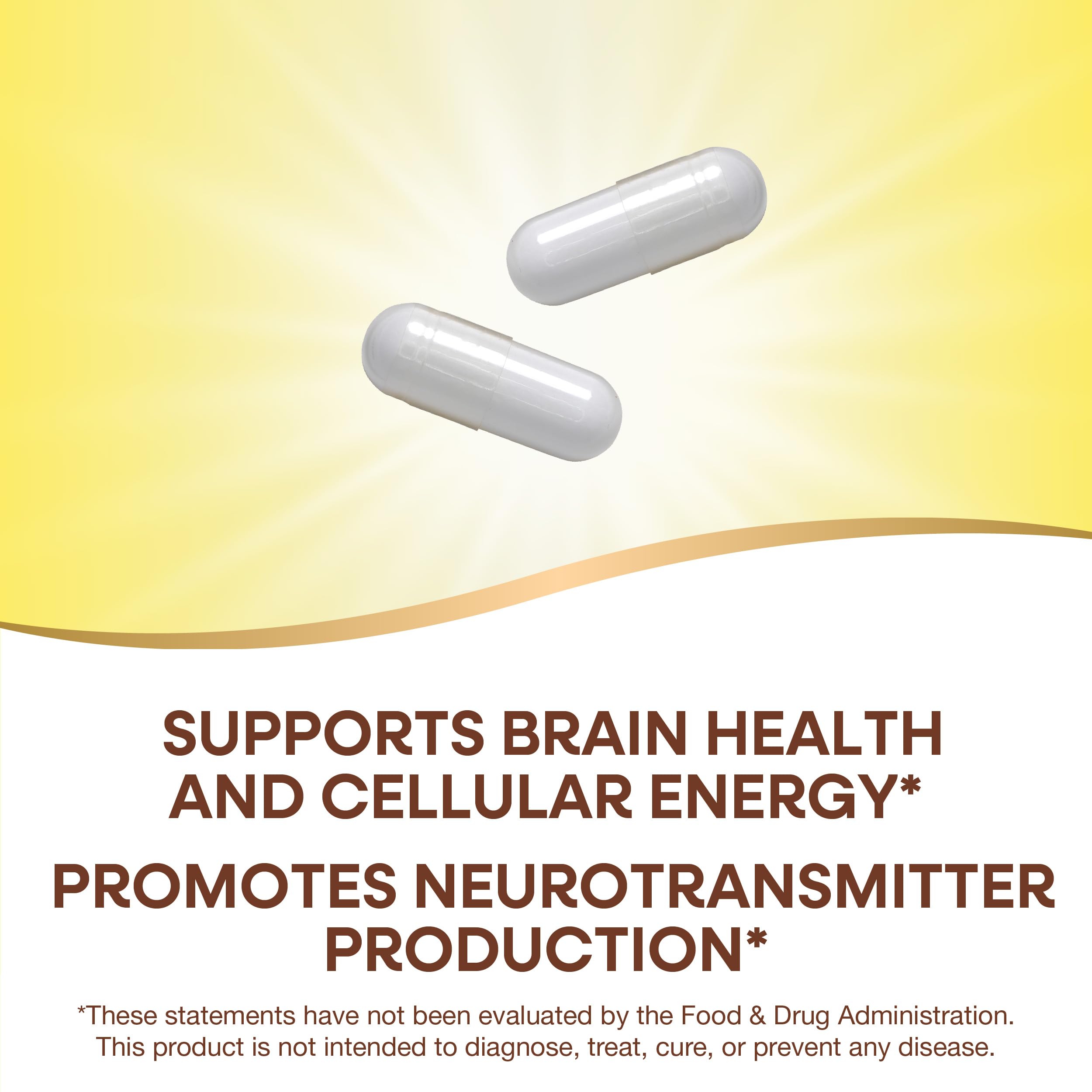 Nature's Way Choline & Inositol — 500 mg/500 mg per 2-Capsule Serving, Brain Health & Cellular Energy, 100 Capsules (Gluten Free)