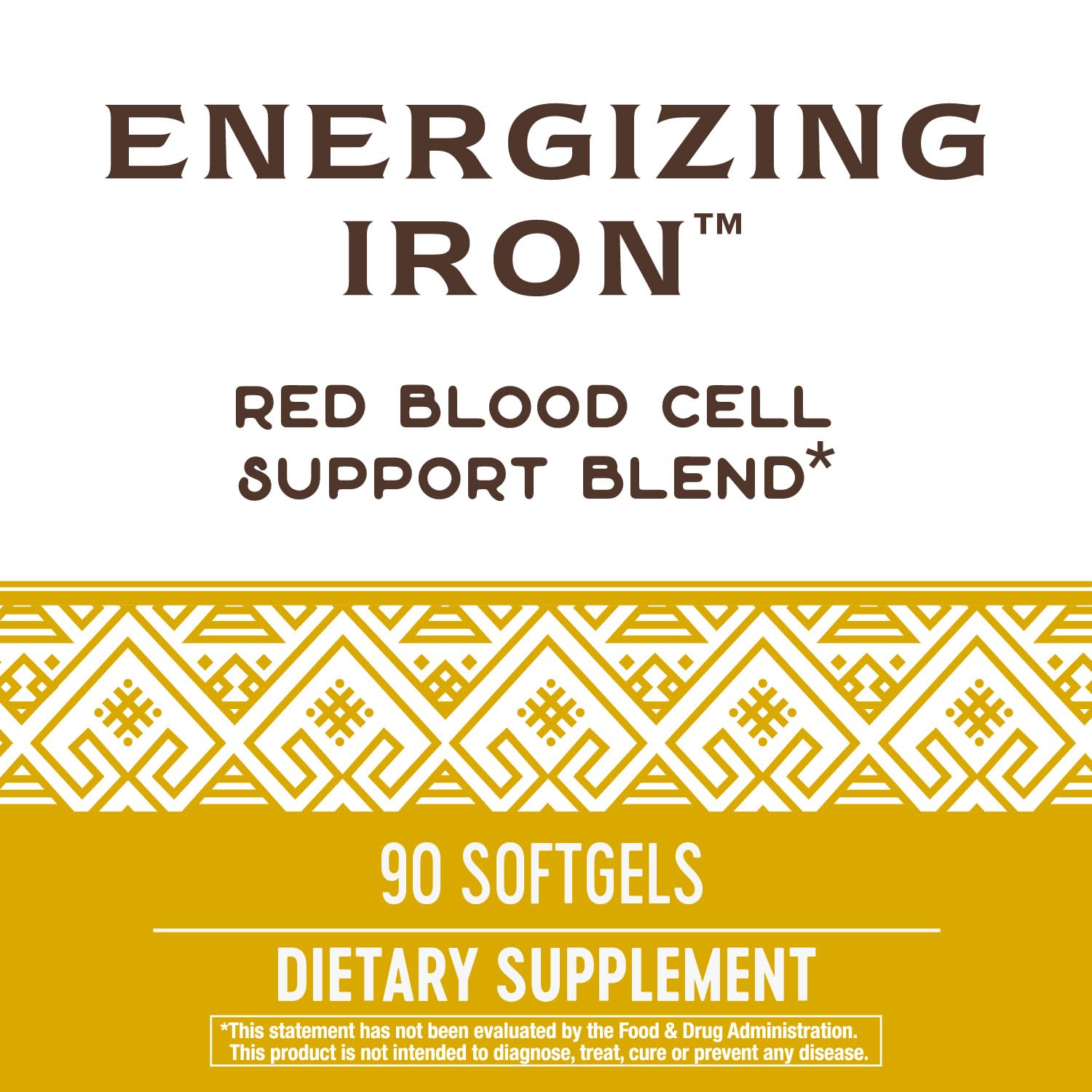 Nature's Way Energizing Iron - Red Blood Cell Support | 8 mg Iron, 200 mcg B12 | Gluten Free