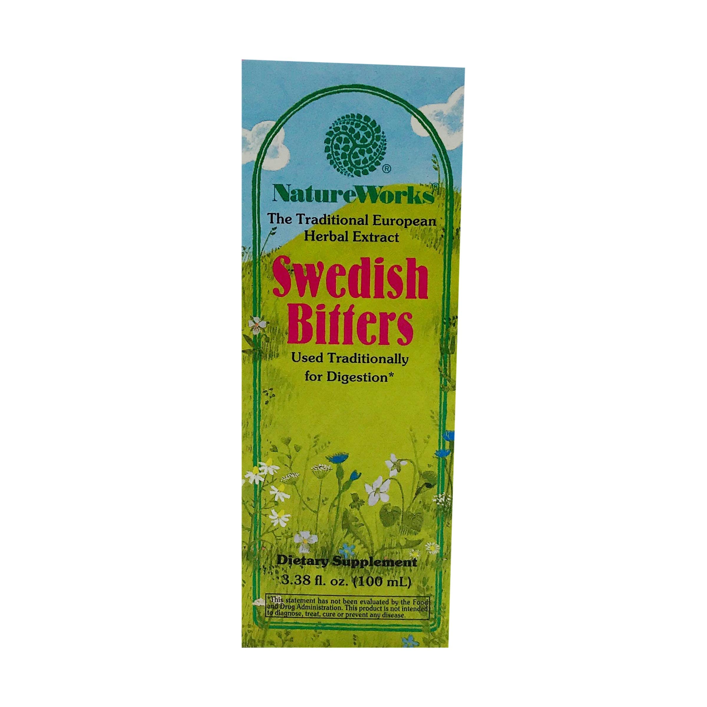 Natures Way NatureWorks Swedish Bitters 3.38 fl oz – Digestive Health