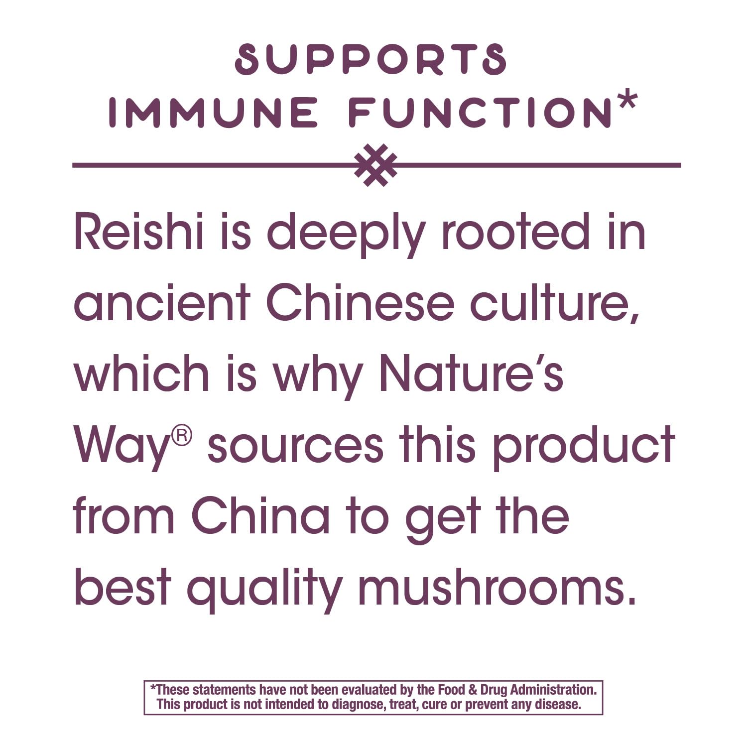 Nature's Way Reishi Mushroom - Immune Support, Adaptogenic, Non-GMO Project Verified, 100 Capsules