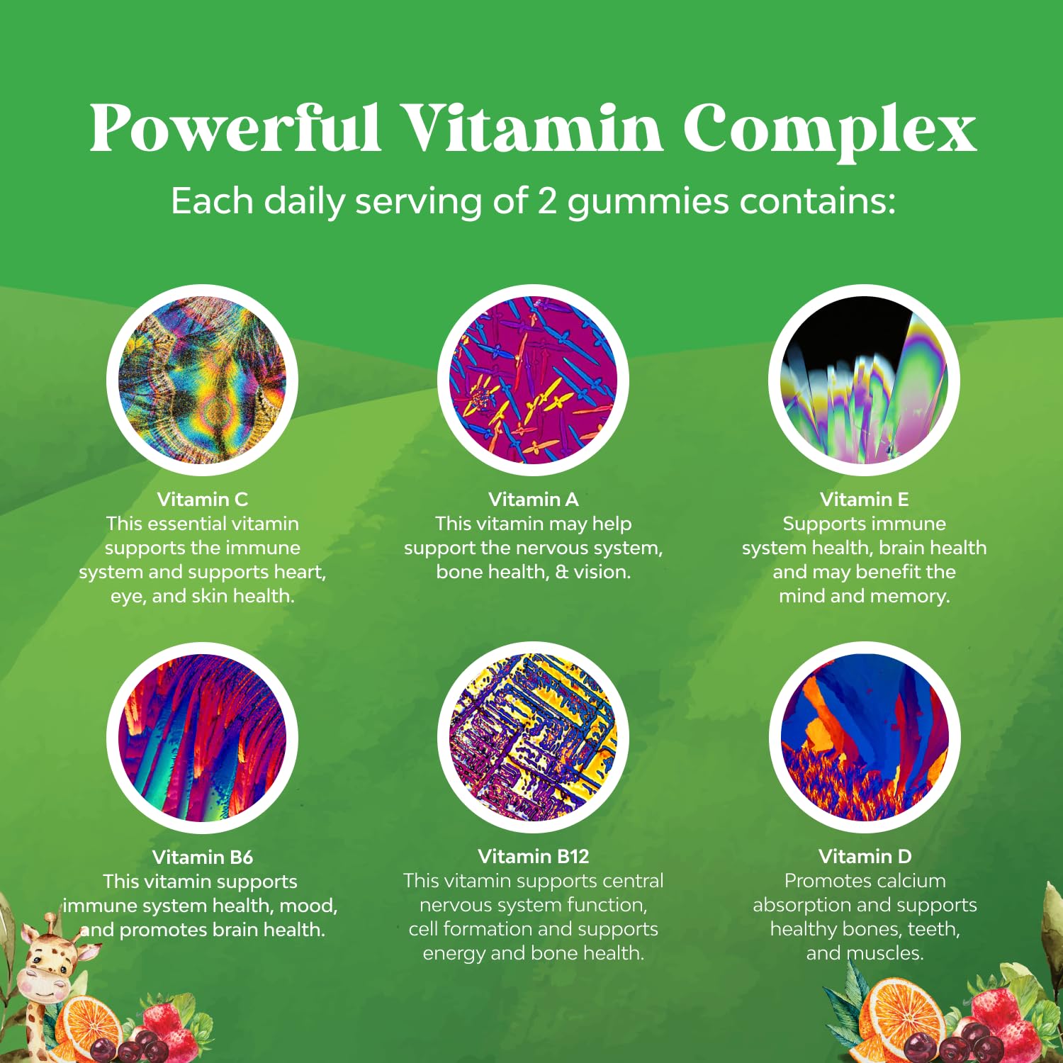 Natures Craft Plant-Based Kids Multivitamin Gummies – Immunity (180ct)