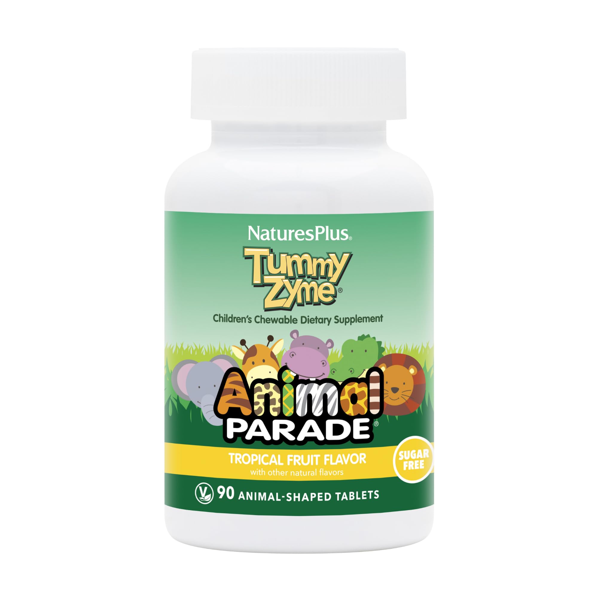 Natures Plus Animal Parade Tummy Zyme - Kids Digestive Probiotic