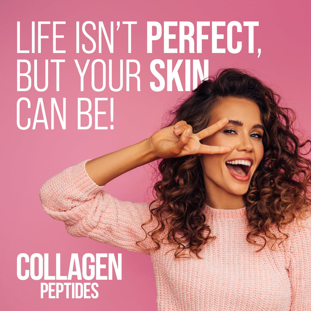 Natures Plus Collagen Peptides Berry Lemonade (0.8 lb) – Hair, Skin & Nails