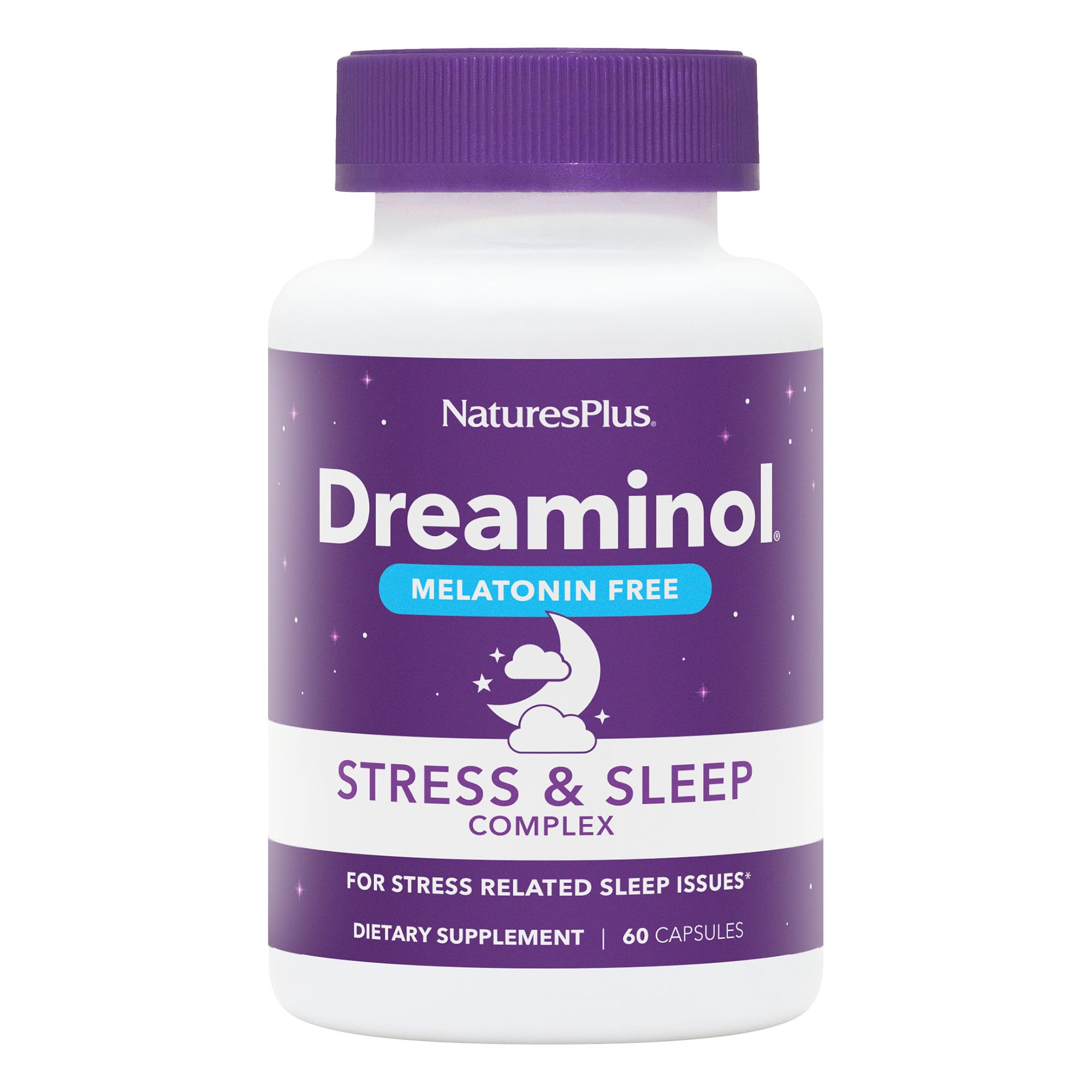 Natures Plus DREAMINOL Stress & Sleep Complex | Natural Sleep Support