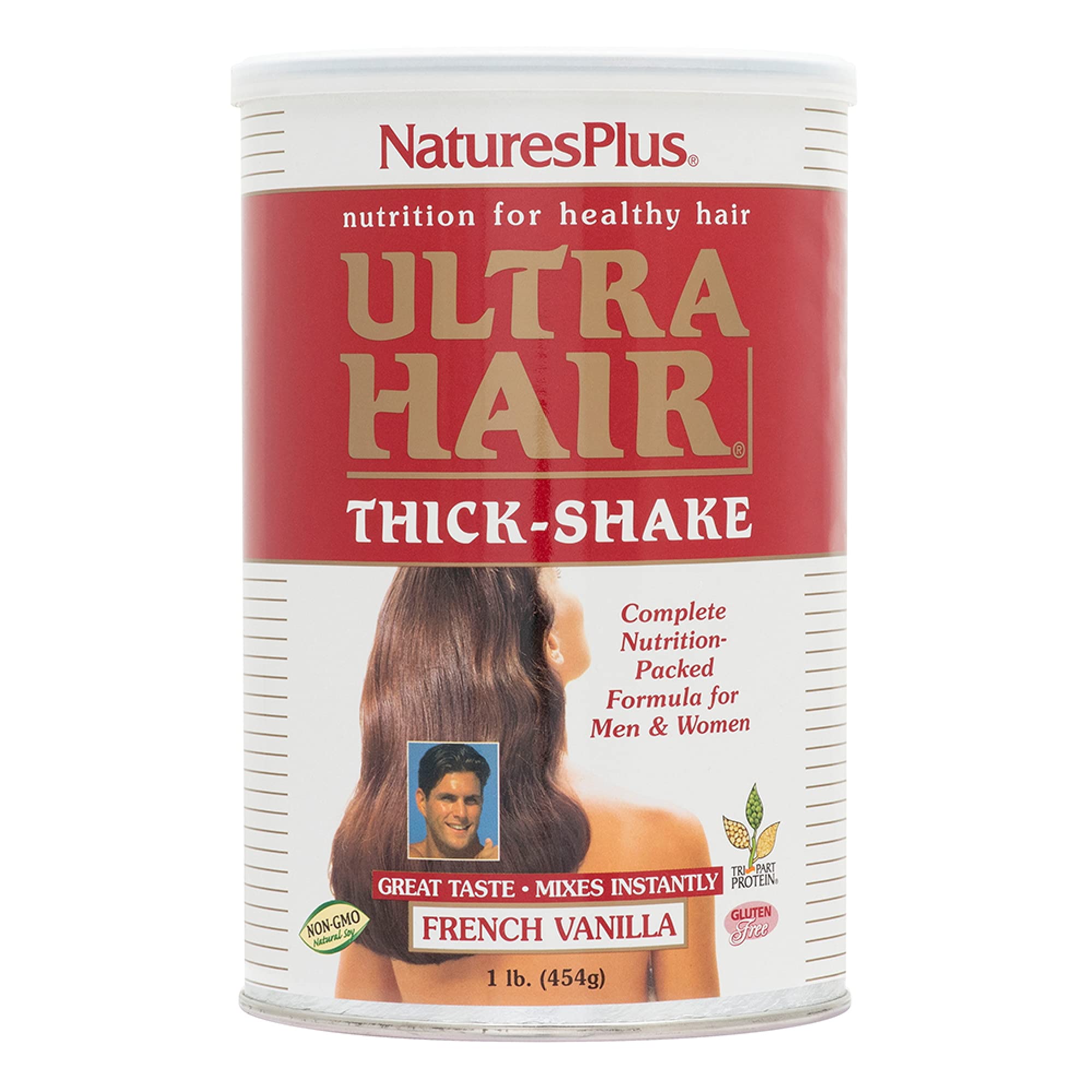 Natures Plus Ultra Hair Thick Shake - 1 lb | French Vanilla Hair Growth Shake