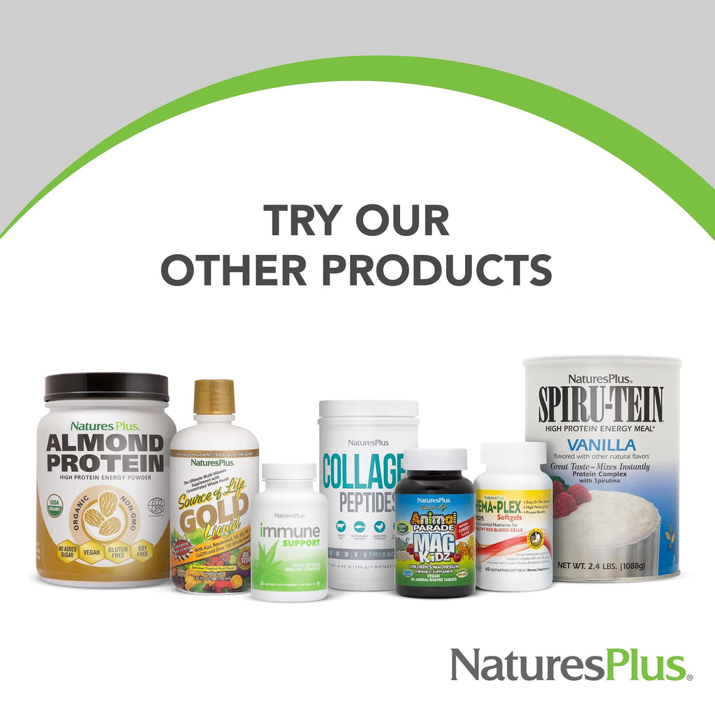 Natures Plus Vitamin B2 (Riboflavin) 100 mg – 90 Vegetarian Tablets