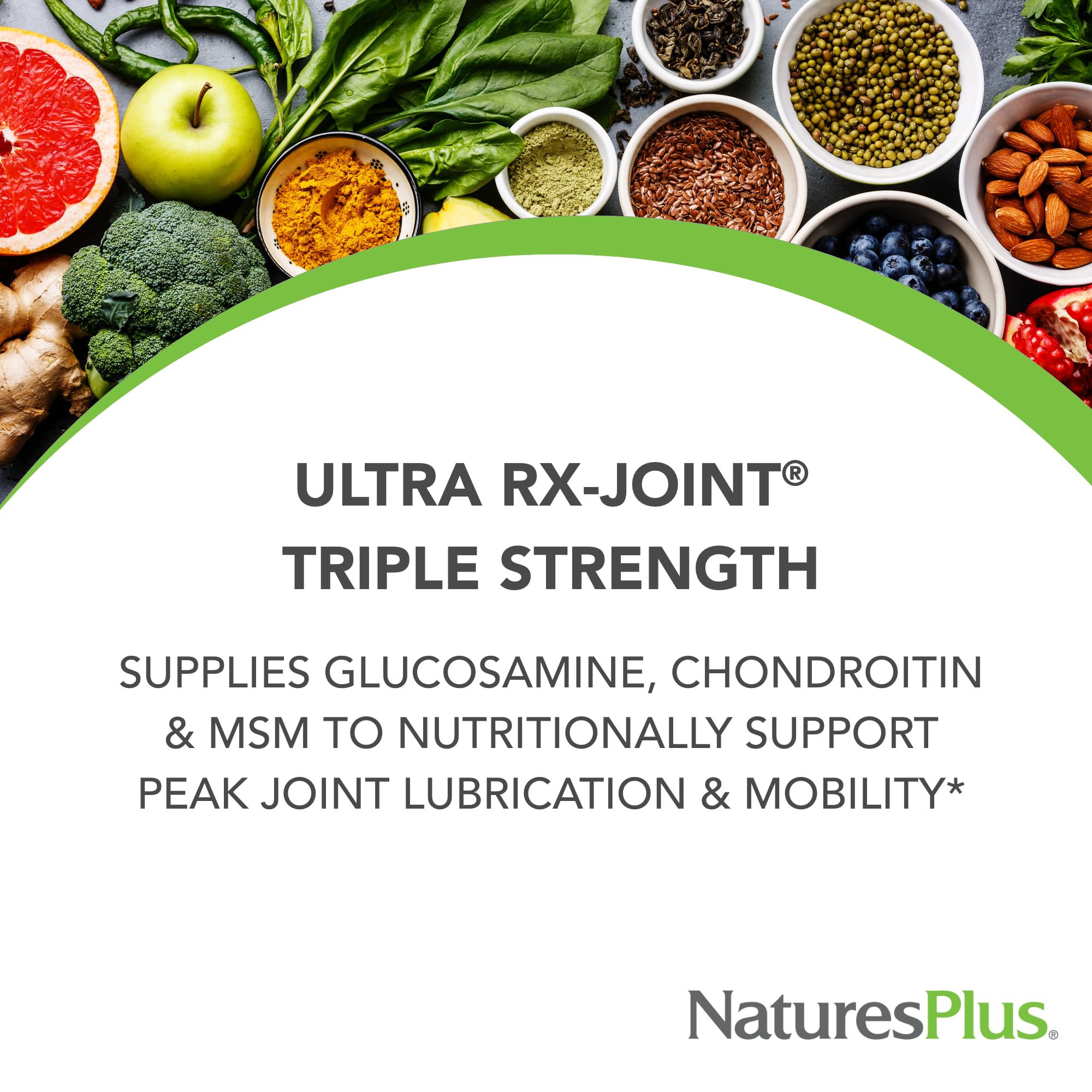 Nature'sPlus Ultra Rx-Joint Triple Strength – 120 Tablets, Gluten-Free