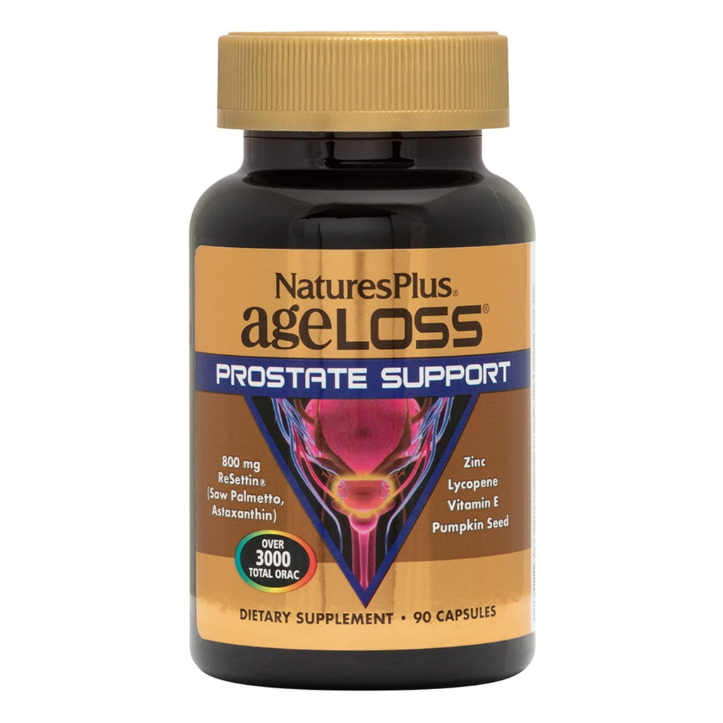 NaturesPlus AgeLoss Prostate Support - 90 Capsules | Gluten Free & Vegetarian