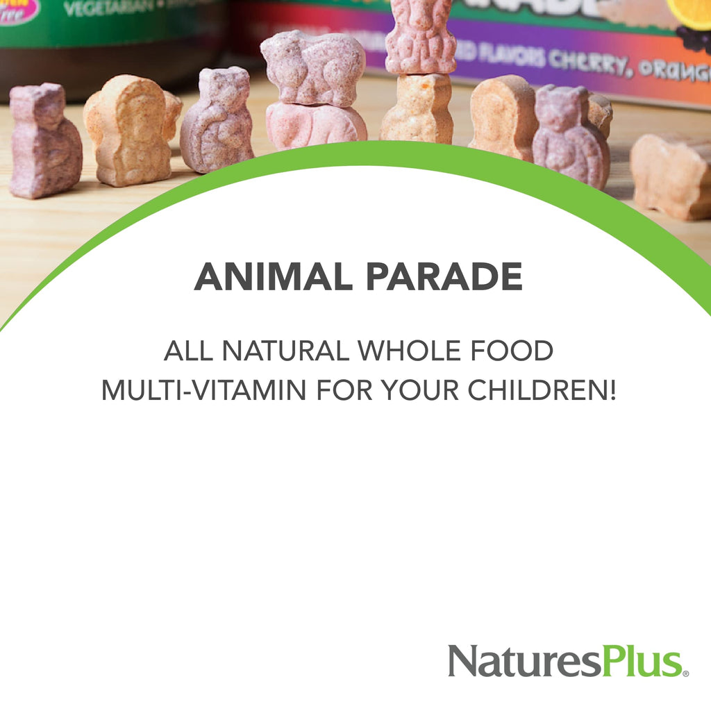 NaturesPlus Animal Parade Gold Liquid Multivitamin for Kids, 30 oz