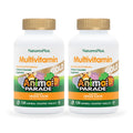 NaturesPlus Animal Parade Gold Orange Chewable Multivitamin - 120 Tabs (2 Pack) Gluten Free